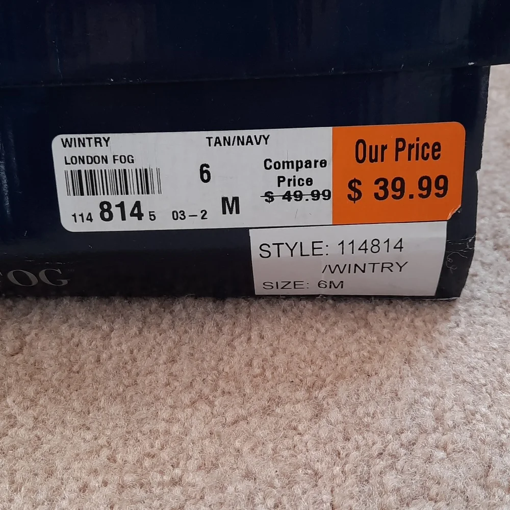 Boots... London Fog